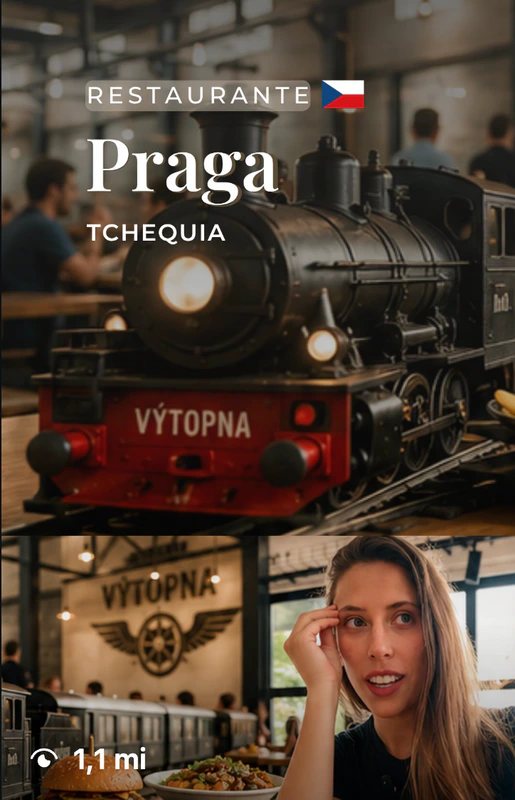 Vytopna Railway Restaurant in Prague