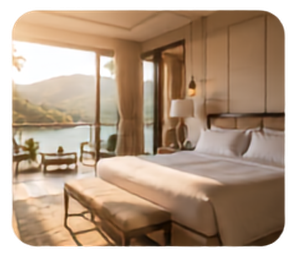 Luxury hotel interior